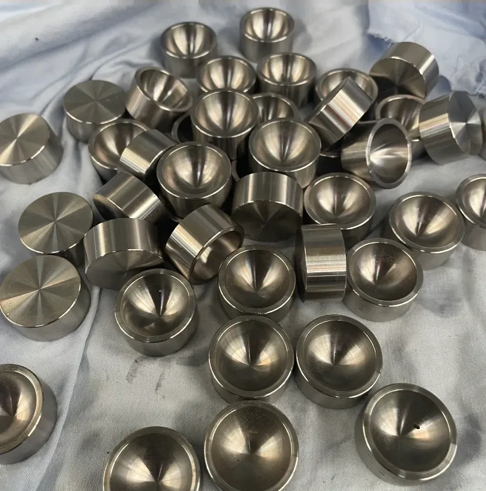 Production batch of identical machined cup parts, Padco Engineering